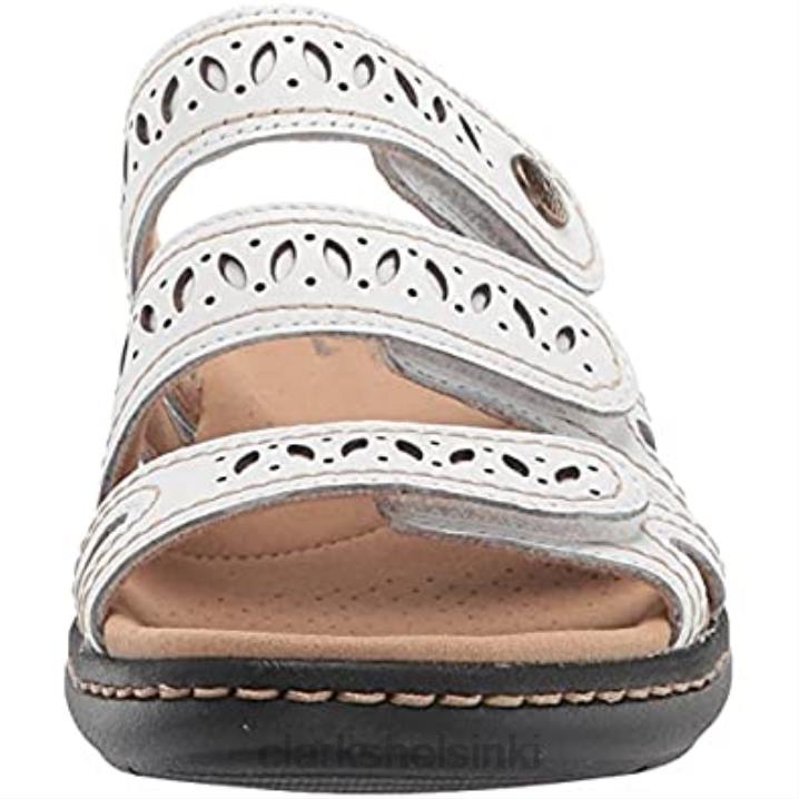 clarks naisten laurieann dee valkoinen nahka nahka Clarks naiset 2DHN2258