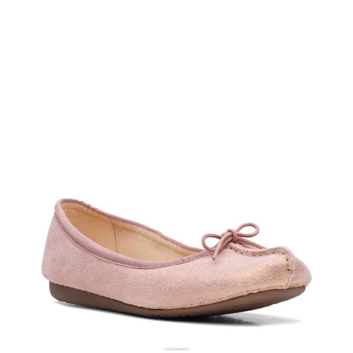clarks pisama jää vaaleanpunainen metallinen Clarks naiset 2DHN3130 pinkki metalli