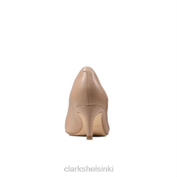 clarks praline nahka laina 55 court Clarks naiset 2DHN4025 praline nahkaa