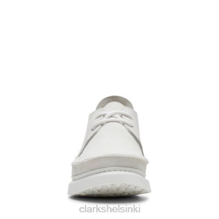 clarks seitsemän valkoista mokkaa Clarks naiset 2DHN4002 valkoinen mokka