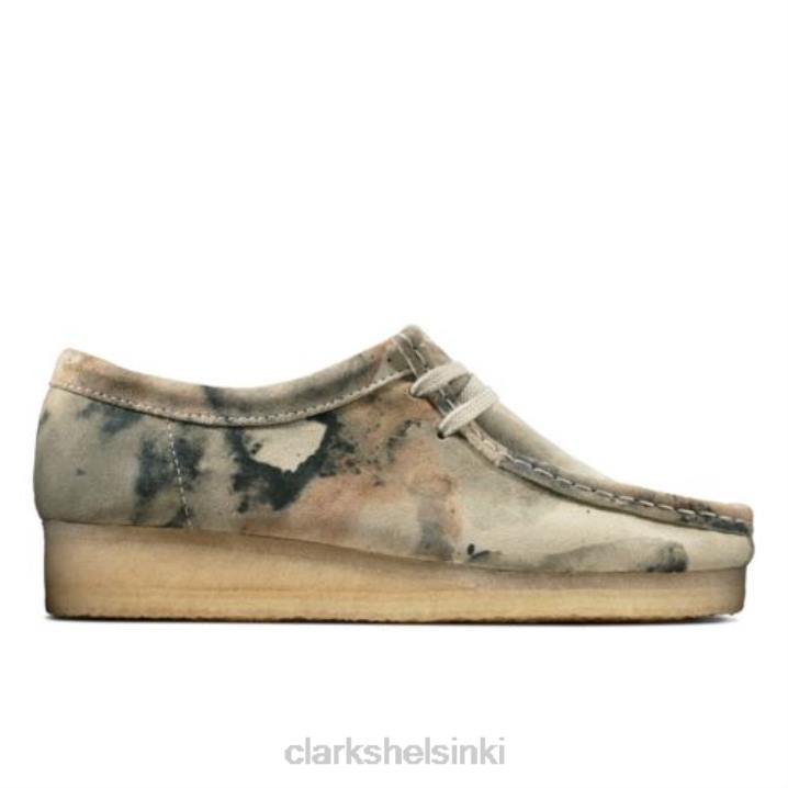 clarks wallabee luonnonvalkoinen camo Clarks naiset 2DHN3962 luonnonvalkoinen camo