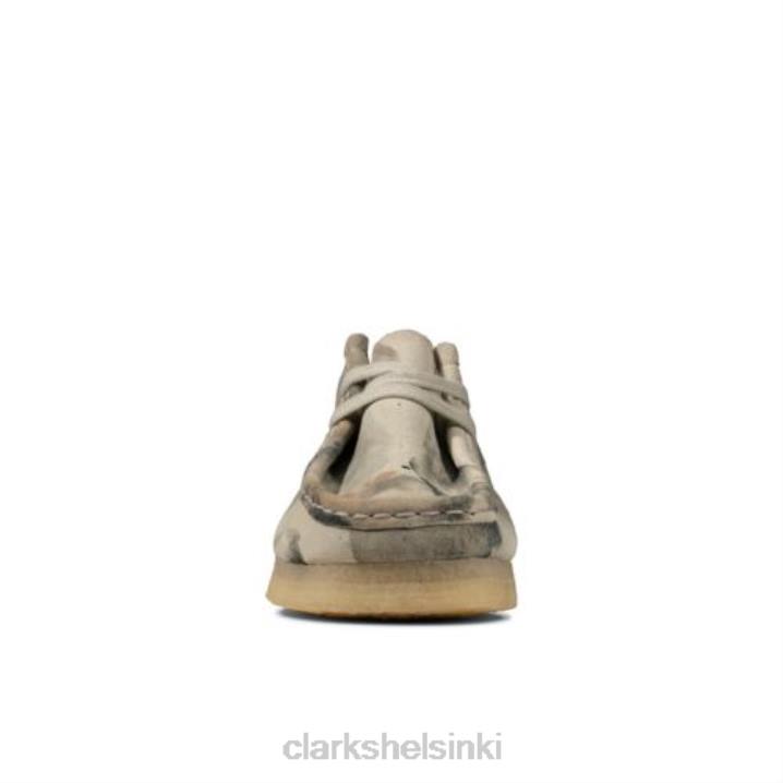 clarks wallabee luonnonvalkoinen camo Clarks naiset 2DHN3962 luonnonvalkoinen camo