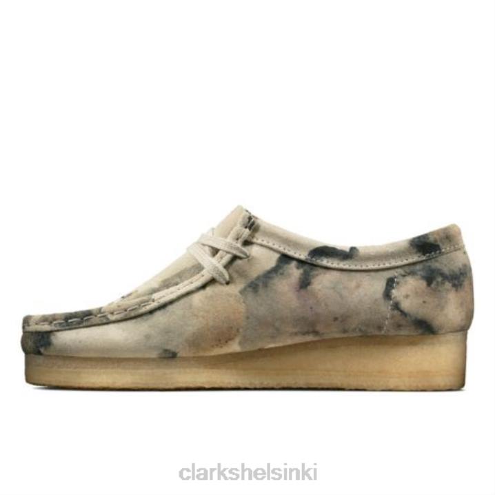 clarks wallabee luonnonvalkoinen camo Clarks naiset 2DHN3962 luonnonvalkoinen camo