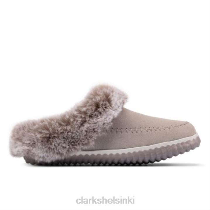 harmaa mokkanahka clarks home2 pehmeä Clarks naiset 2DHN3896 harmaa mokka