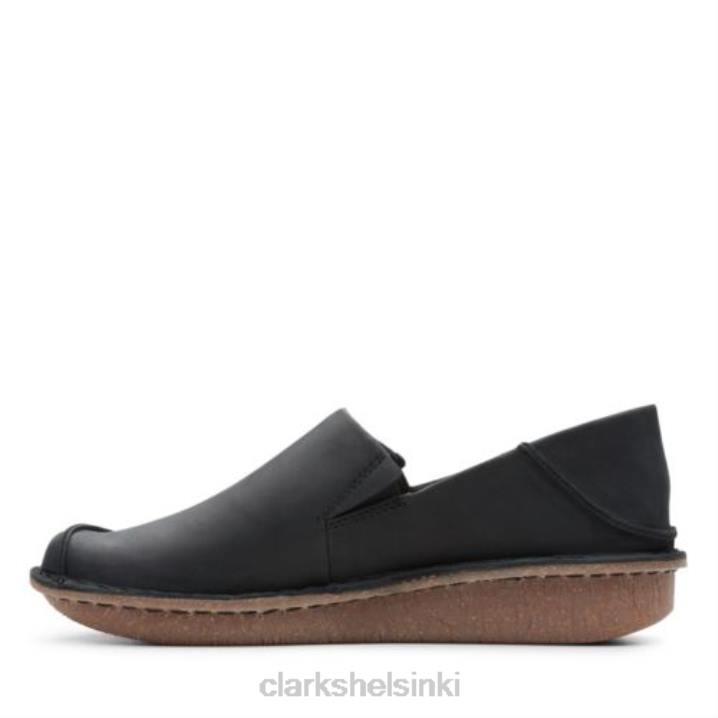 hauska ny go clarks musta nahka Clarks naiset 2DHN4037 musta nahka