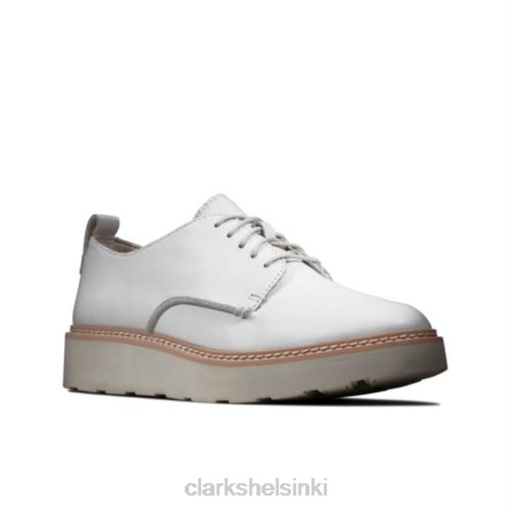 jäljityskävely valkoinen nahka clarks Clarks naiset 2DHN4038 valkoista nahkaa