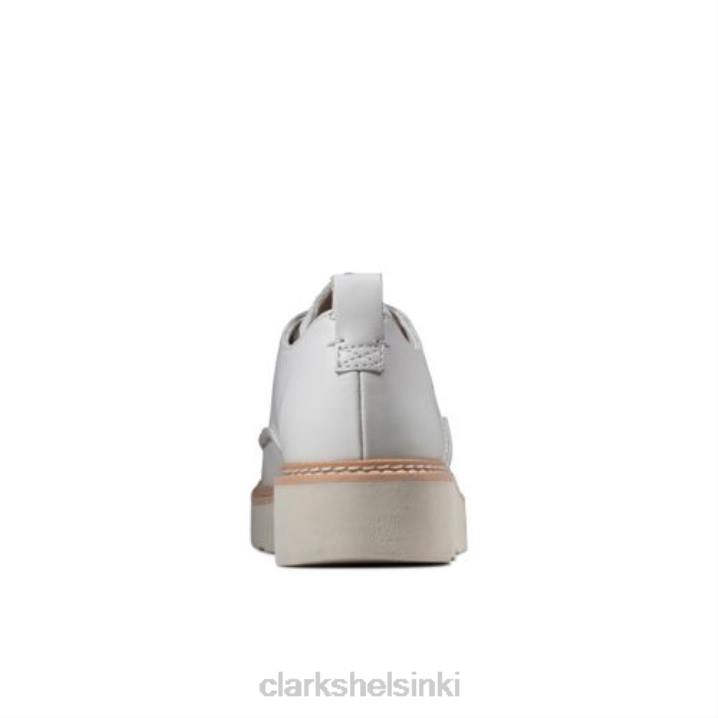 jäljityskävely valkoinen nahka clarks Clarks naiset 2DHN4038 valkoista nahkaa