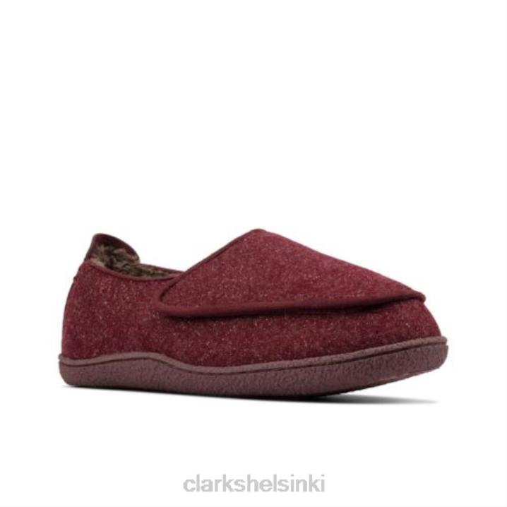 kodin charmi clarks burgundy intrest Clarks naiset 2DHN3895 viininpunainen kiinnostus