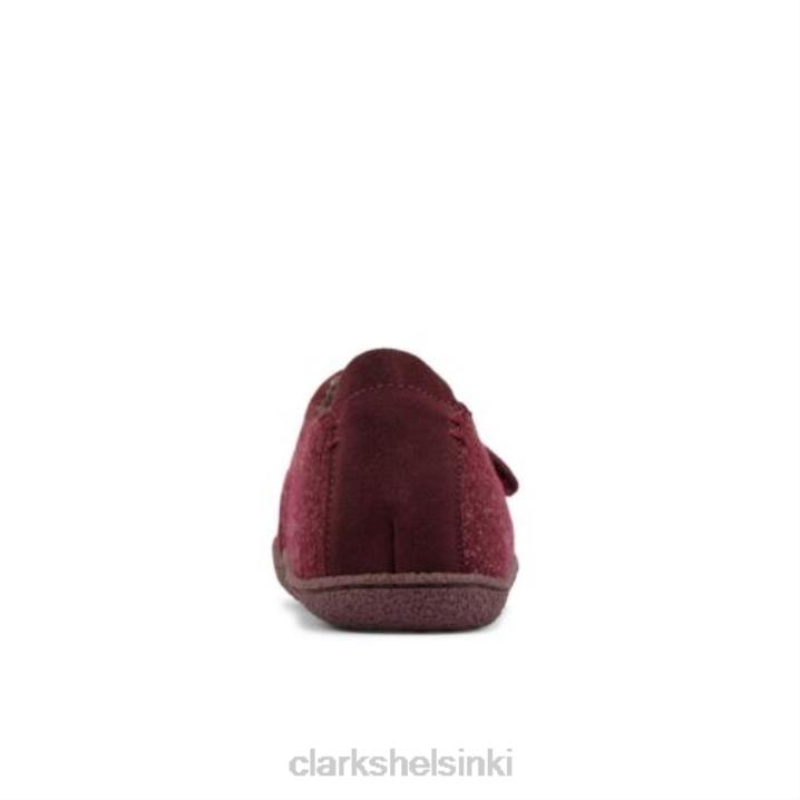 kodin charmi clarks burgundy intrest Clarks naiset 2DHN3895 viininpunainen kiinnostus