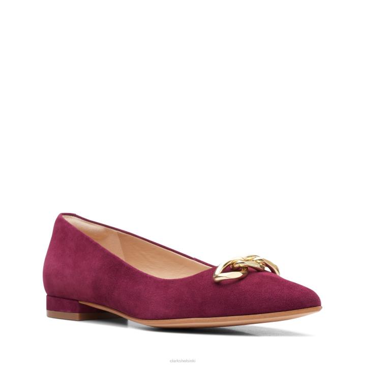 laina 15 viimeistely clarks merlot suede Clarks naiset 2DHN3021 merlot mokka