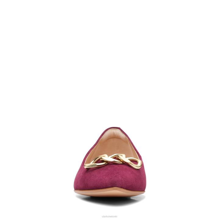 laina 15 viimeistely clarks merlot suede Clarks naiset 2DHN3021 merlot mokka