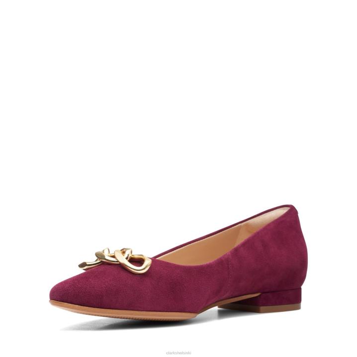 laina 15 viimeistely clarks merlot suede Clarks naiset 2DHN3021 merlot mokka