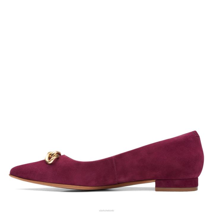 laina 15 viimeistely clarks merlot suede Clarks naiset 2DHN3021 merlot mokka