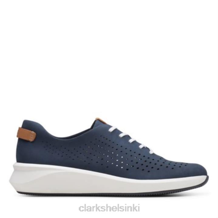 laivaston nubuck clarks un rio tie Clarks naiset 2DHN3952 laivaston nubukki