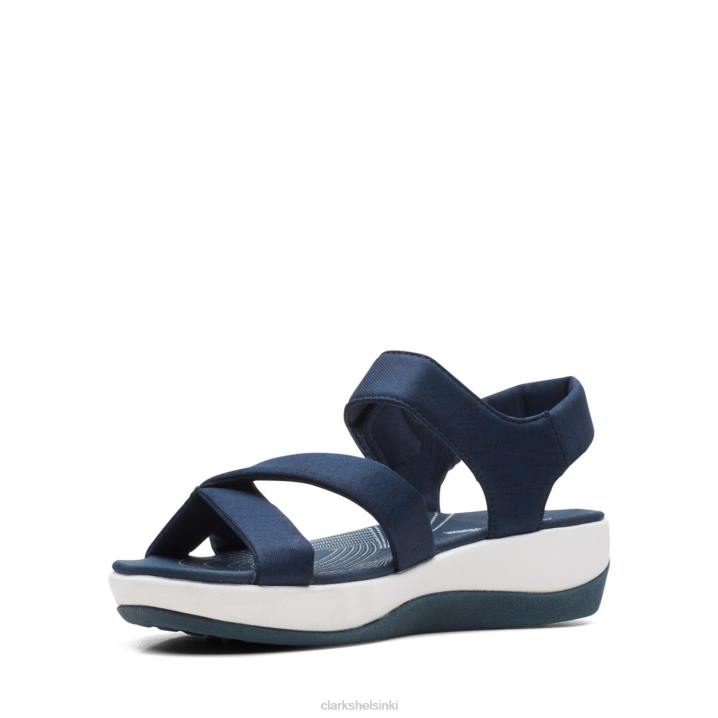 laivastonsininen tekstiili clarks arla gracie Clarks naiset 2DHN3384 laivastonsininen tekstiili