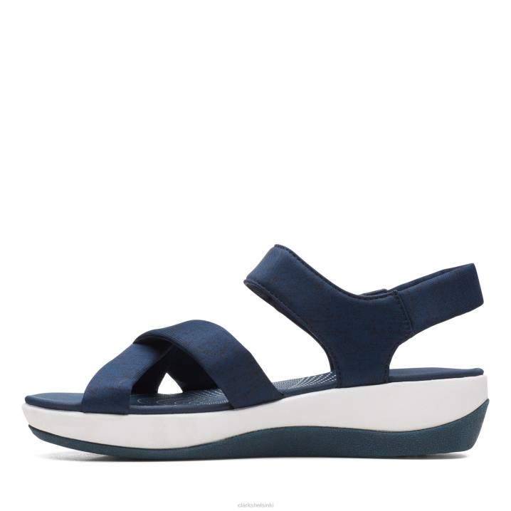 laivastonsininen tekstiili clarks arla gracie Clarks naiset 2DHN3384 laivastonsininen tekstiili