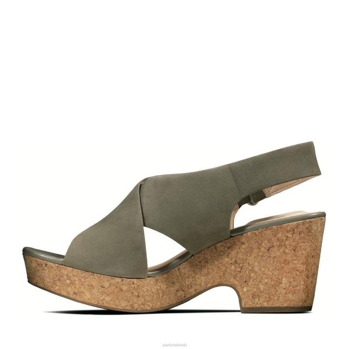 maritsa lara salvia nubuck clarks Clarks naiset 2DHN3198 salvia nubukki