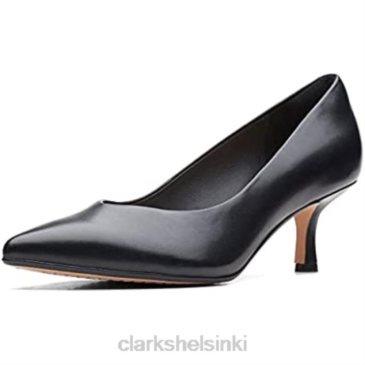 musta clarks violetti 55 court naisten kengät Clarks naiset 2DHN195 musta