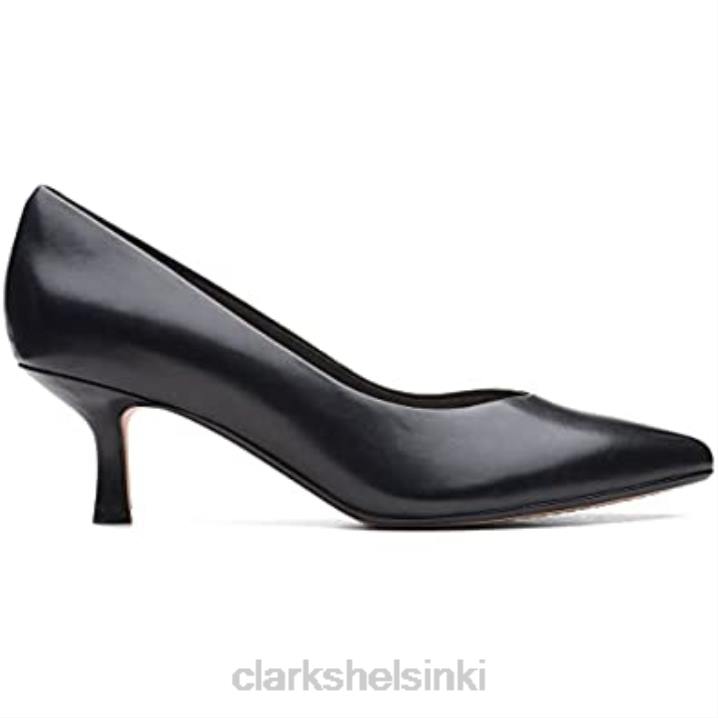 musta clarks violetti 55 court naisten kengät Clarks naiset 2DHN195 musta