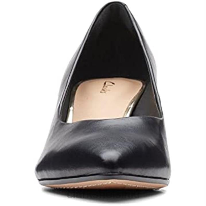 musta clarks violetti 55 court naisten kengät Clarks naiset 2DHN195 musta