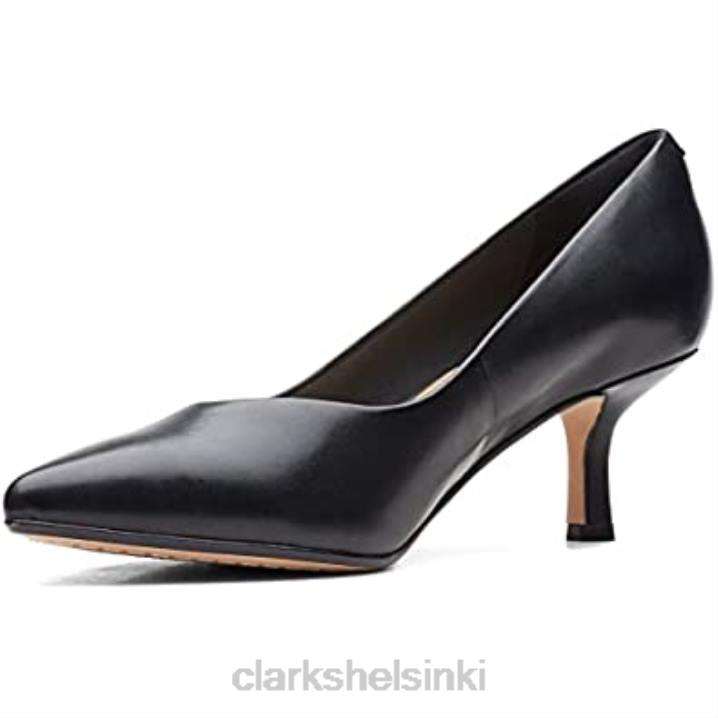 musta clarks violetti 55 court naisten kengät Clarks naiset 2DHN195 musta
