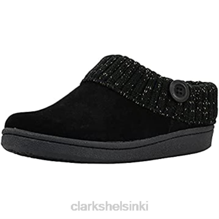 musta kulta naisten avoin selkä pehmeä frotee liukumäki clarks Clarks naiset 2DHN4 musta kulta
