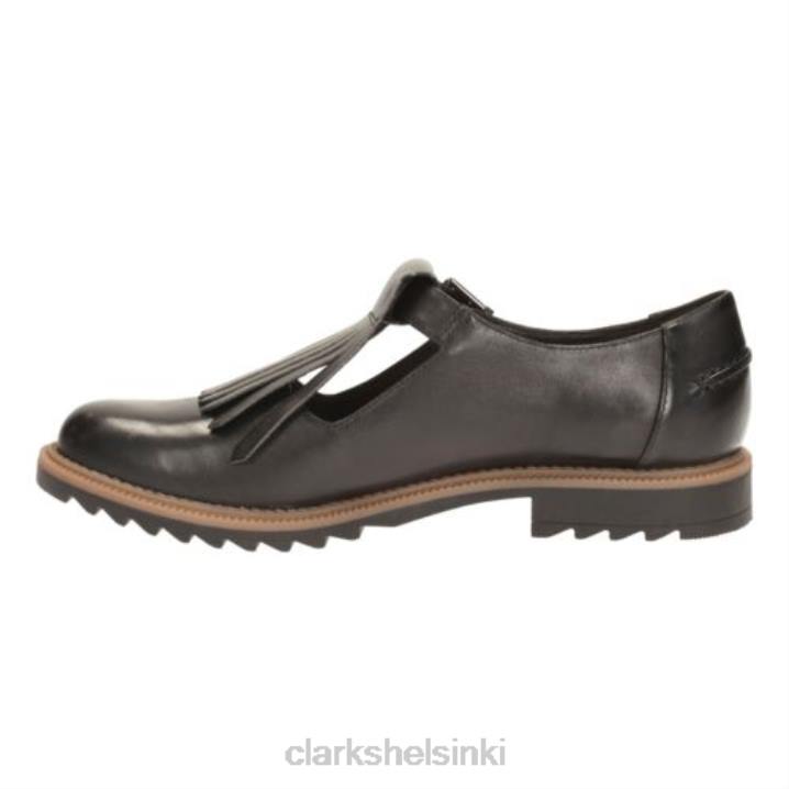musta nahka clarks griff mia Clarks naiset 2DHN3883 musta nahka