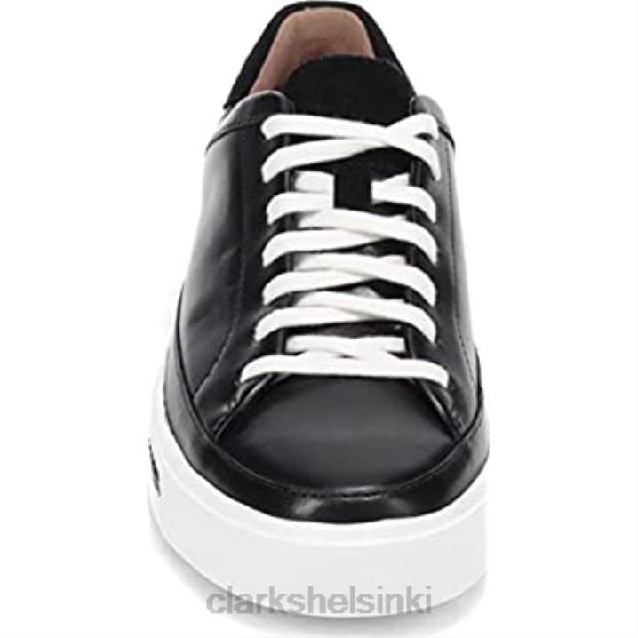 musta nahkainen clarks naisten un maui solmio kenkä Clarks naiset 2DHN739 musta nahka