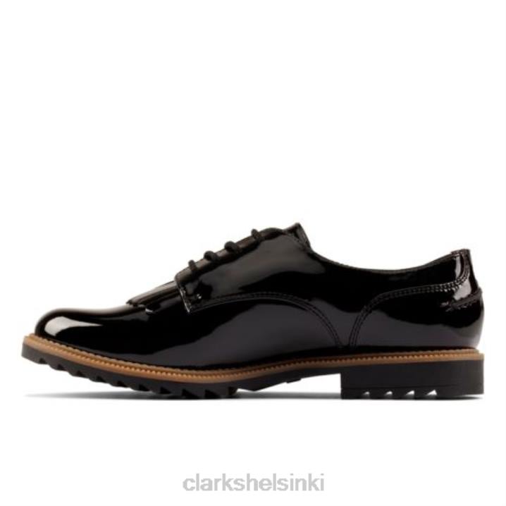 musta patentoitu griff mabel clarks Clarks naiset 2DHN3876 musta patentti