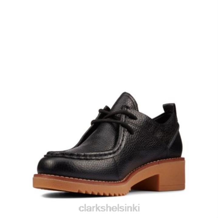 musta tummutettu clarks eden mid pitsiä Clarks naiset 2DHN3923 musta romahti