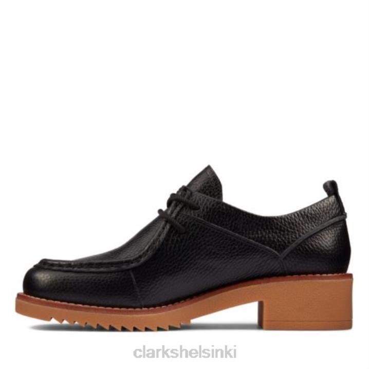 musta tummutettu clarks eden mid pitsiä Clarks naiset 2DHN3923 musta romahti