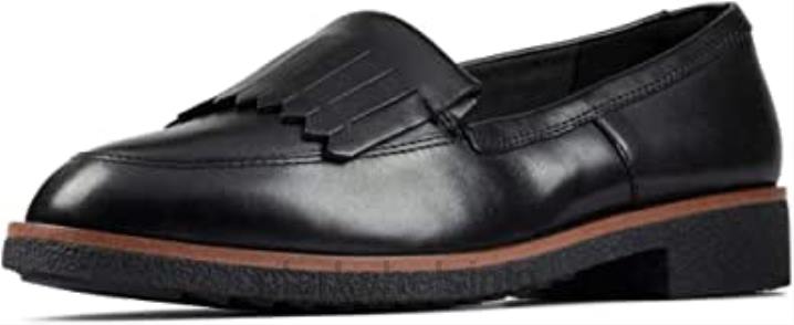 naisten griff kilt mocassins clarks musta Clarks naiset 2DHN671 musta nahka