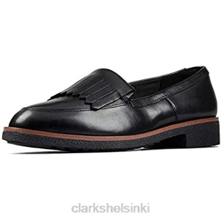 naisten griff kilt mocassins clarks musta Clarks naiset 2DHN671 musta nahka