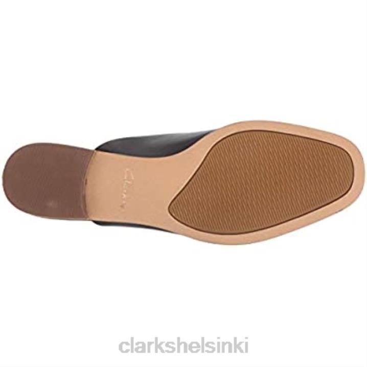 naisten puhdas poskipuna muuli musta nahka clarks Clarks naiset 2DHN918 musta nahka
