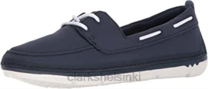 naisten step maro sand venekenkä clarks laivastonsininen tekstiili Clarks naiset 2DHN2493 laivastonsininen tekstiili