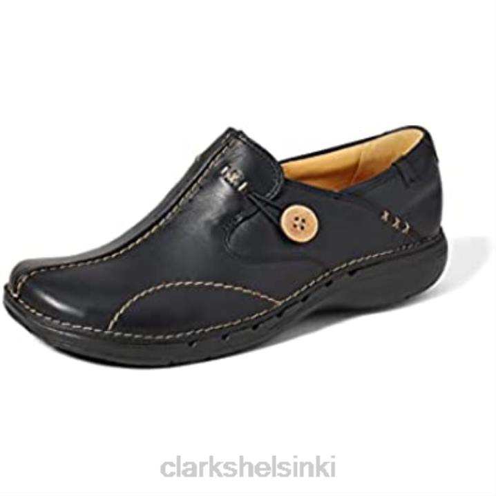 naisten un loop mocassins clarks musta Clarks naiset 2DHN1933 musta nahka