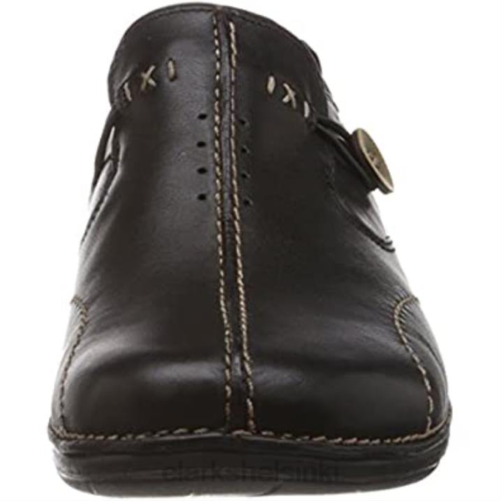 naisten un loop mocassins clarks musta Clarks naiset 2DHN1933 musta nahka