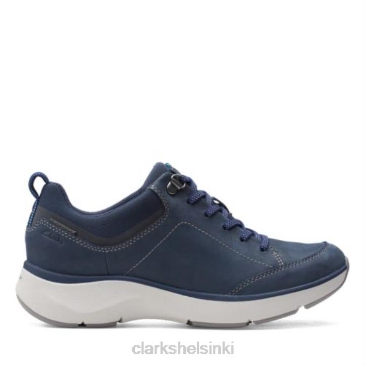 navy combi clarks wave 20 pitsiä Clarks naiset 2DHN3891 laivaston yhdistelmä
