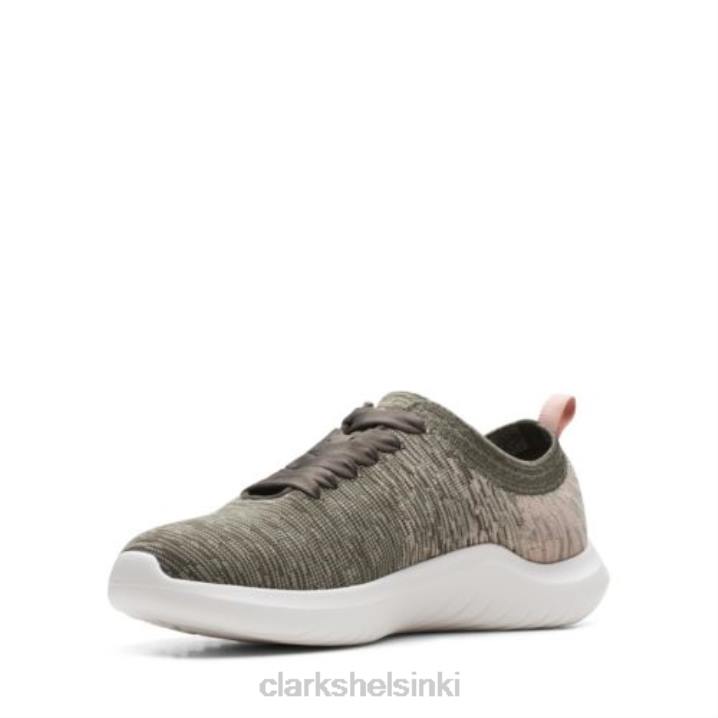 nova glint tumma oliivi clarks Clarks naiset 2DHN3862 tumma oliivi