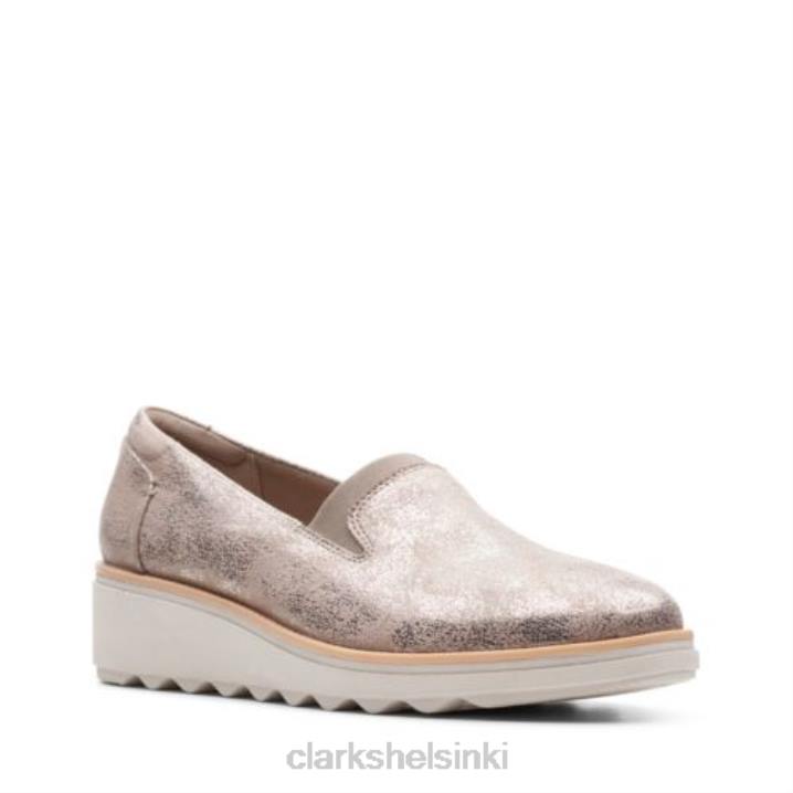 sharon dolly clarks tina metallitekstiiliä Clarks naiset 2DHN3879 tinametallinen tekstiili