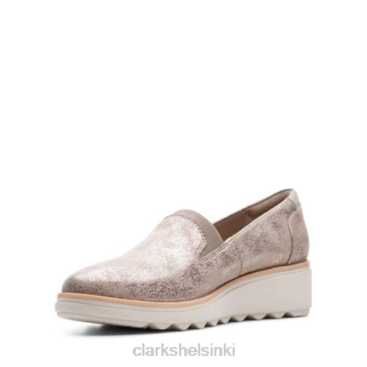 sharon dolly clarks tina metallitekstiiliä Clarks naiset 2DHN3879 tinametallinen tekstiili