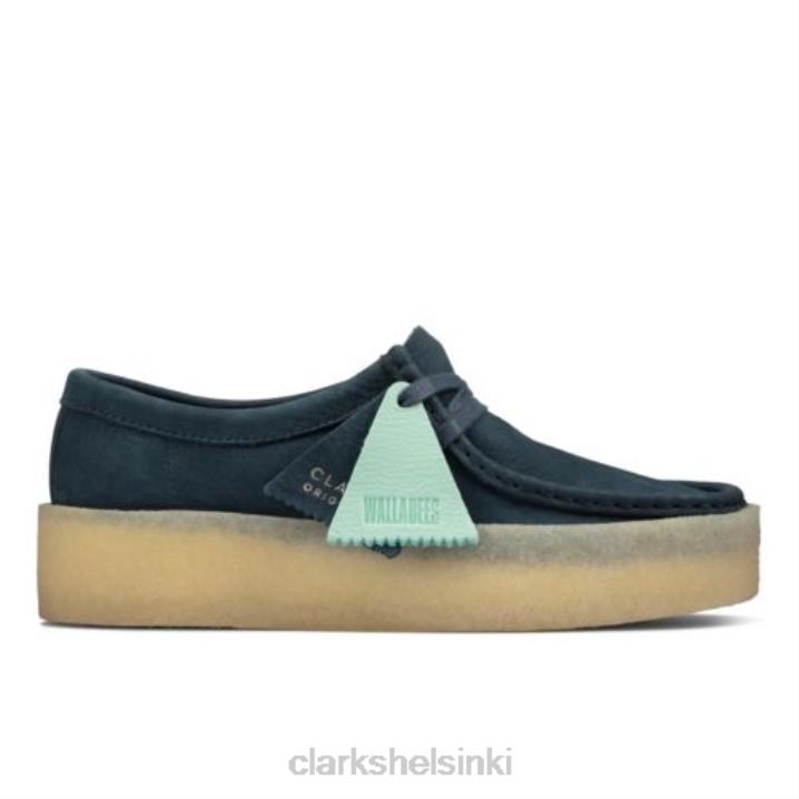 sininen nubuck clarks wallabee kuppi Clarks naiset 2DHN4000 sininen nubukki