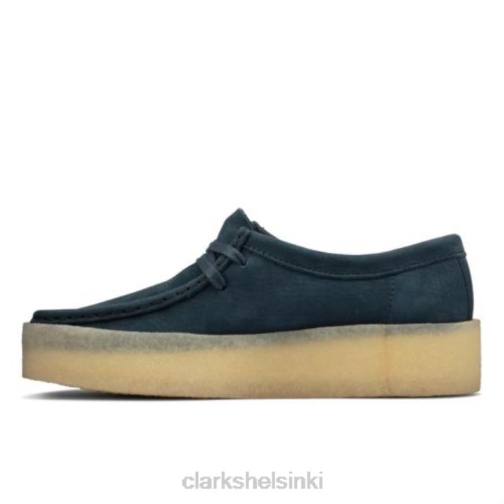 sininen nubuck clarks wallabee kuppi Clarks naiset 2DHN4000 sininen nubukki