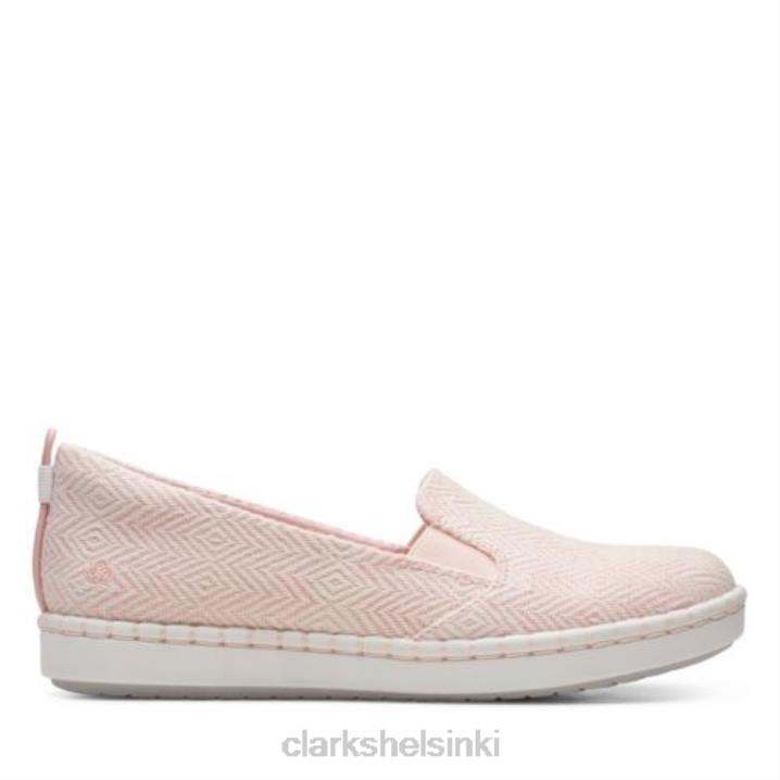 step g matalan liukumisen vaaleanpunaiset tekstiilit Clarks naiset 2DHN4022 pinkki tekstiili