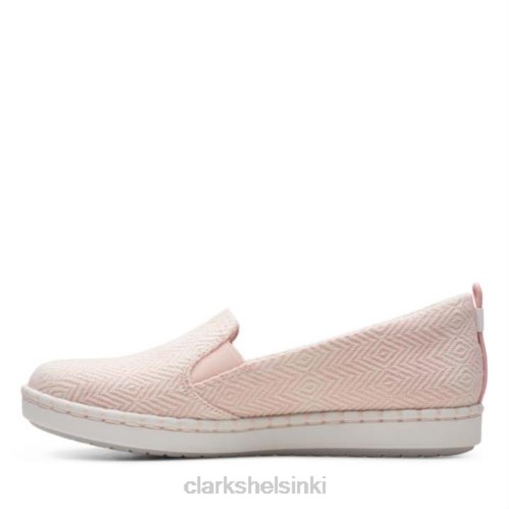 step g matalan liukumisen vaaleanpunaiset tekstiilit Clarks naiset 2DHN4022 pinkki tekstiili
