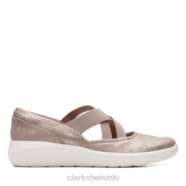 taupe metallinen kayleigh cove clarks Clarks naiset 2DHN3964 taupe metallinen