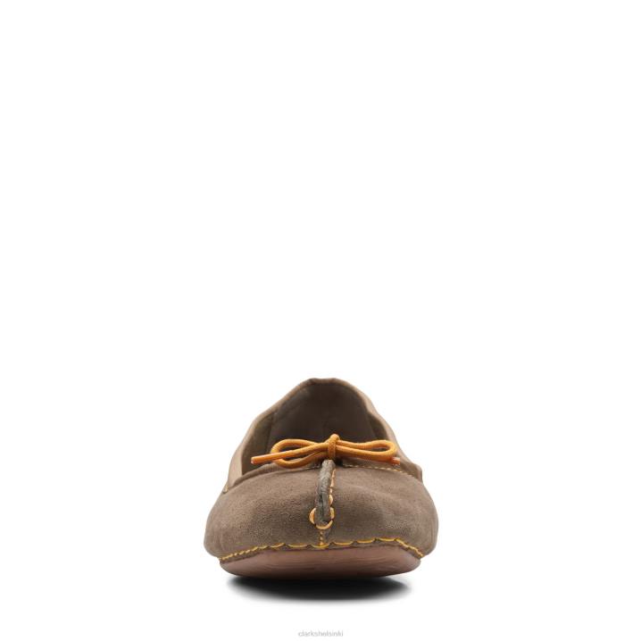 tumma oliivi mokkanahka clarks pisamajää Clarks naiset 2DHN3291 tumma oliivi mokka