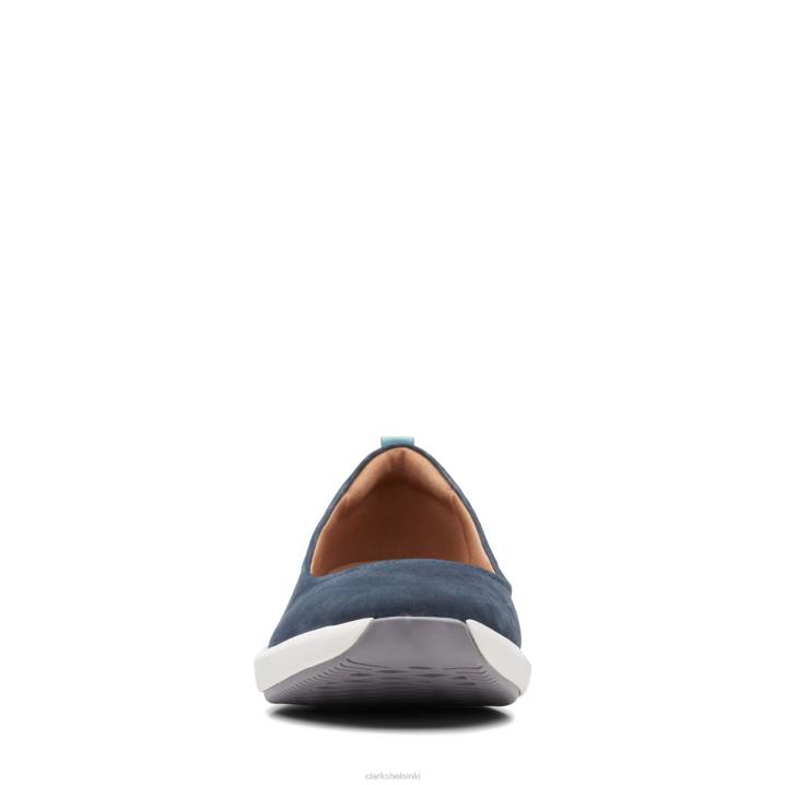 un rio vibe clarks navy nubuck Clarks naiset 2DHN3303 laivaston nubukki