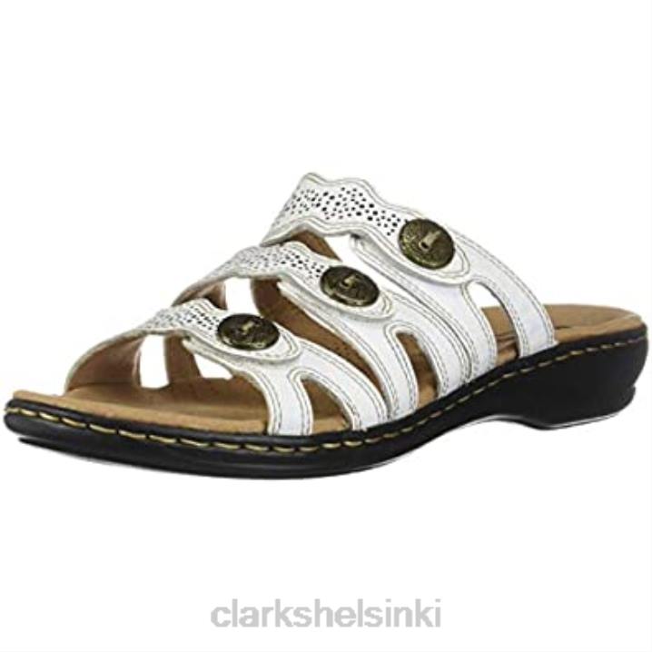 valkoinen clarks naisten leisa grace alusta Clarks naiset 2DHN1176 valkoinen
