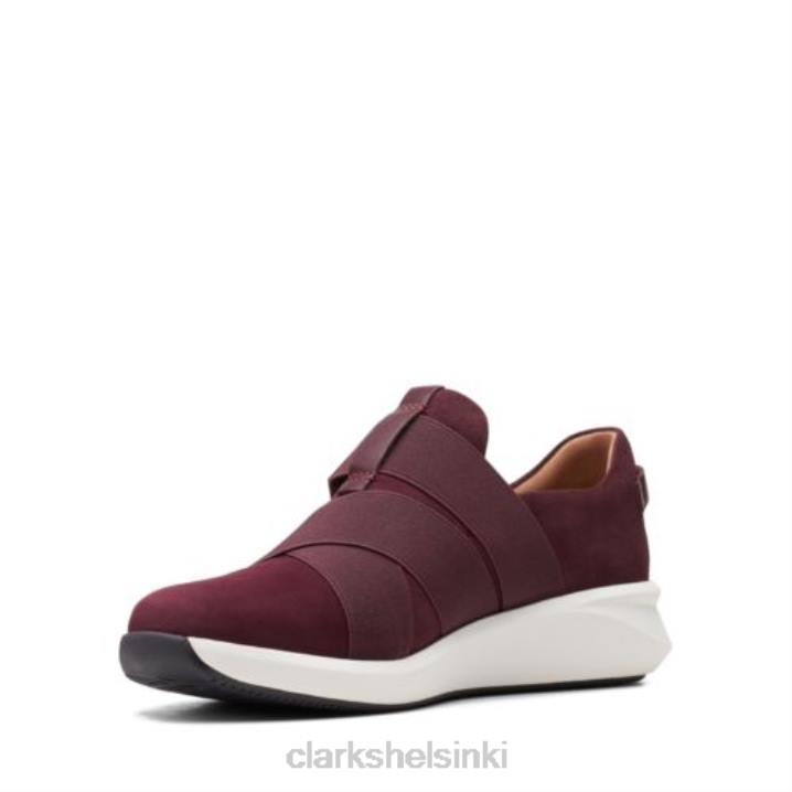 viininpunainen mokkanahka clarks un rio hihna Clarks naiset 2DHN4008 viininpunainen mokka